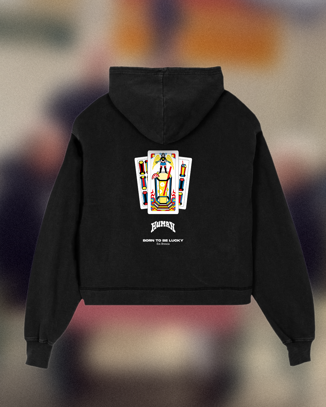 Hoodie "ASSO DI COPPE"