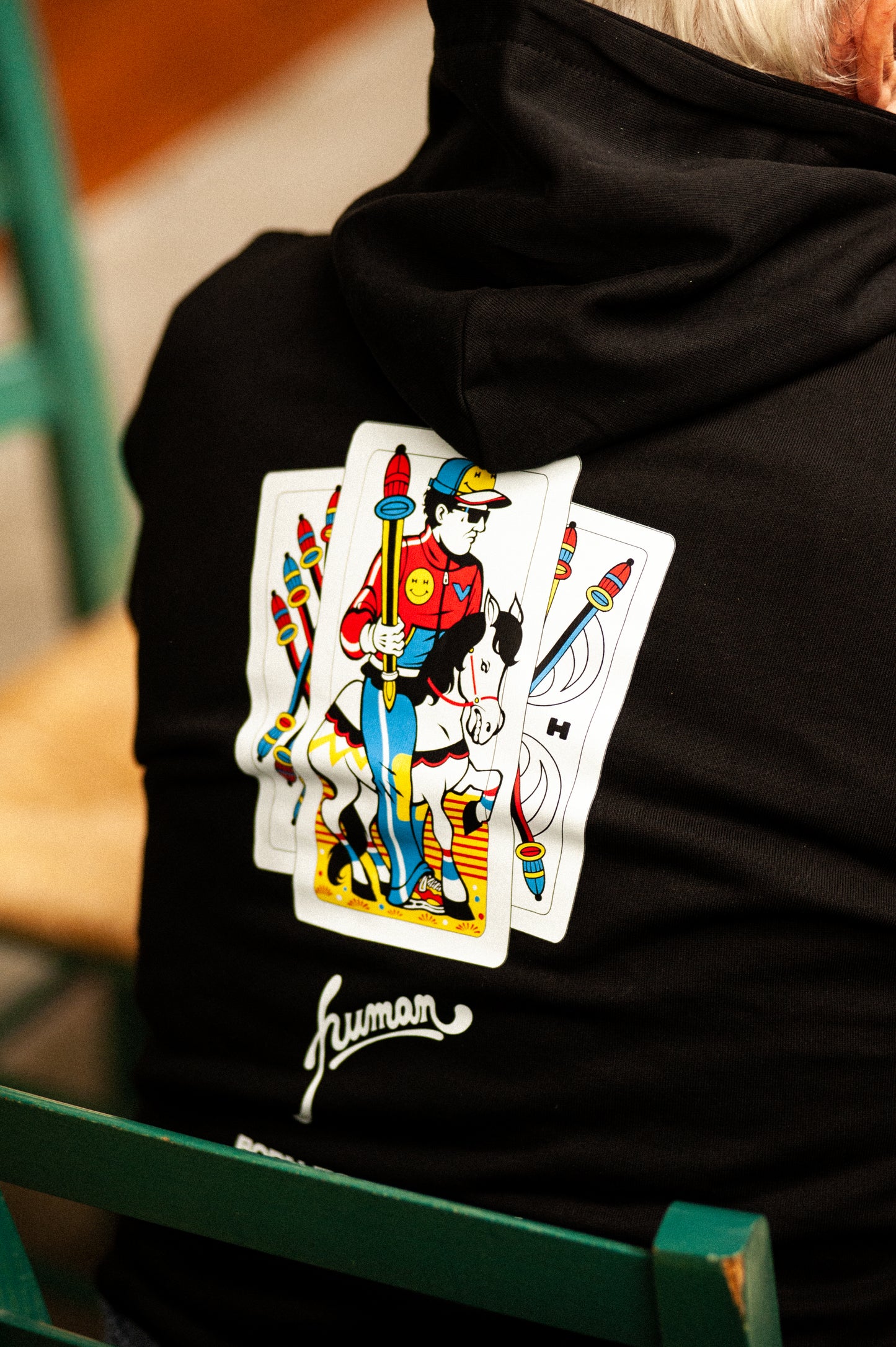 Hoodie "CAVALLO DI BASTONI"